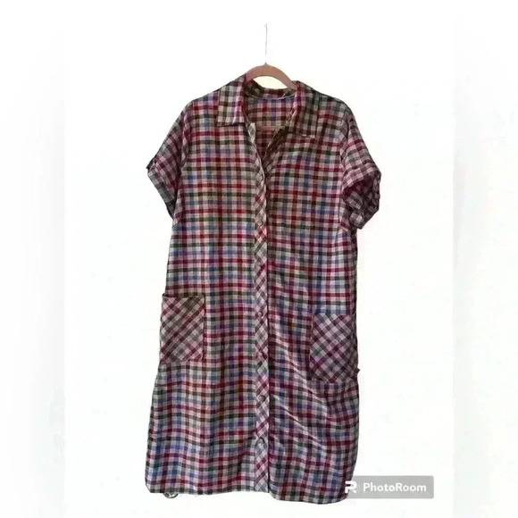 Vintage 50’s 60’s DayDress with Tie Waist - Picture 1 of 9